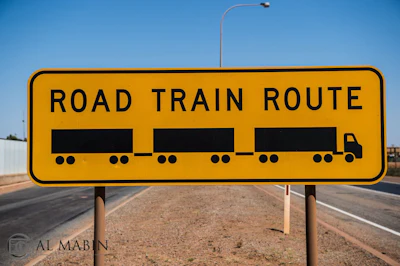 Road Train Route Sign 2017 04 10 14 10