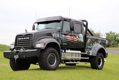 Mack’s custom, one-of-a-kind Jack Mack participated in this year’s Ride for Freedom over Memorial Day weekend in Washington, D.C.