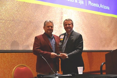 Interstate Distributor Co.’s Scott Manthey was awarded TCA’s Clare C. Casey Safety Professional of the Year Award.