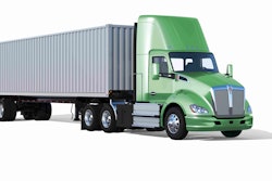 Kenworth’s rendering of a T680 equipped with a hydrogen fuel cell.