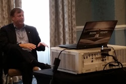 Mack President Dennis Slagle at a recent press event in Charleston, S.C.