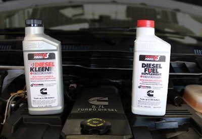 These two Power Service diesel fuel additives recently became the first additives ever endorsed by Cummins.
