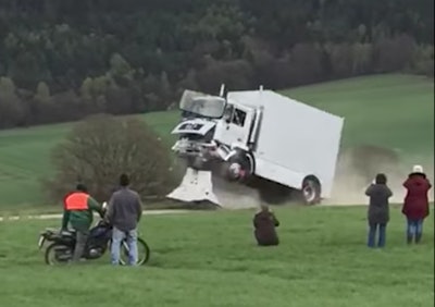 No, that’s not a crash-test dummy behind the wheel.