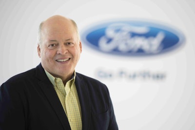 Jim Hackett, Ford’s new CEO as of today, will lead the company’s 202,000 employees.