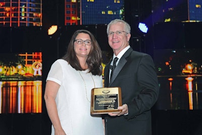 Lacey Crosson-Cornelius was recognized by Landstar as the top safety officer for 2016