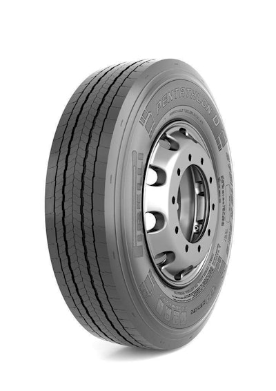 Pirelli’s SmartWay-verified Pentathlon D long-haul drive tire
