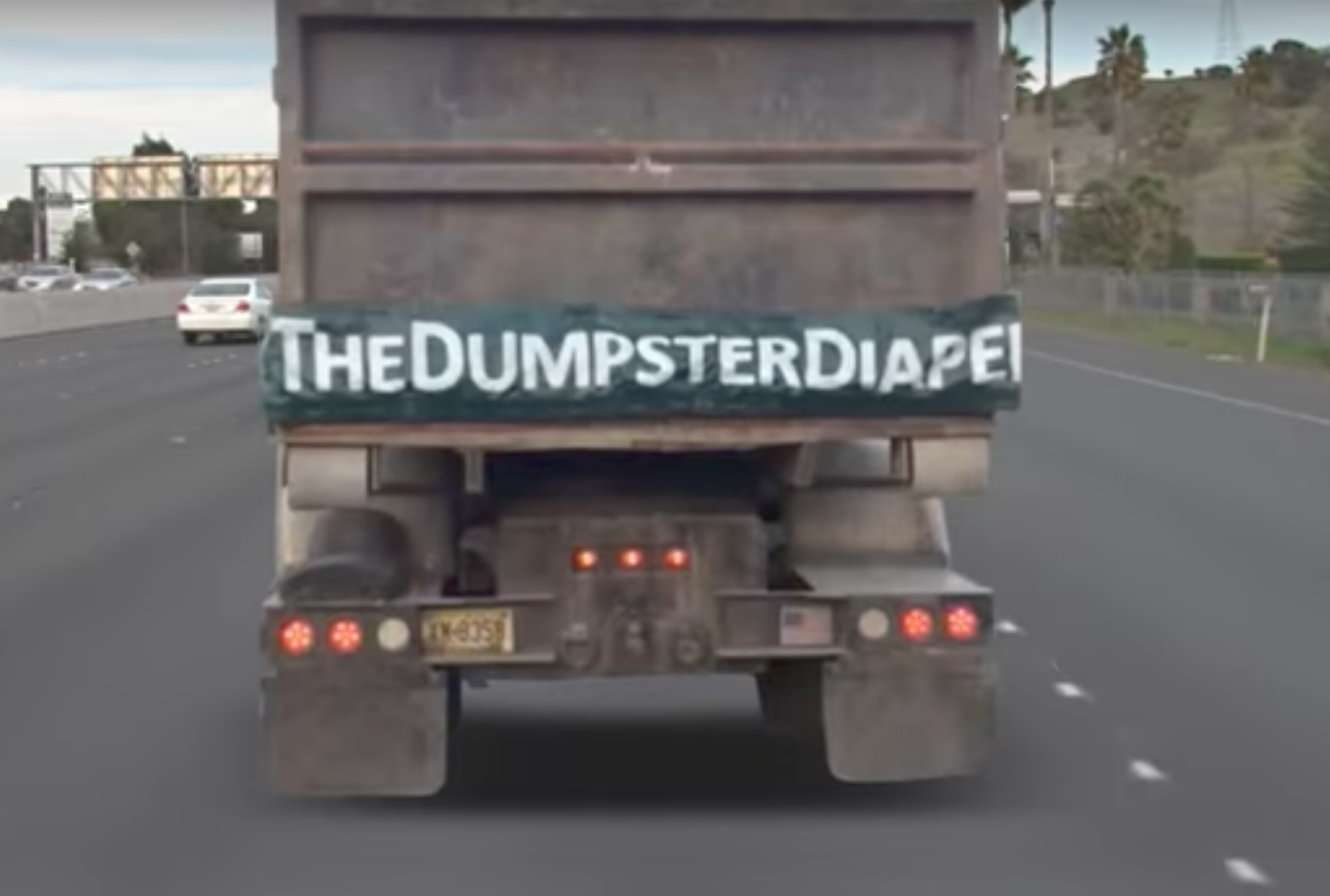 The Dumpster Diaper Keeps Aggregate From Falling Out Of Dump Trucks