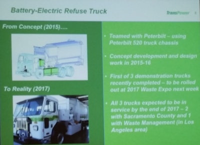 TransPower slide from ACT Expo last month in Long Beach, Calif.