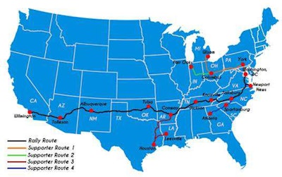 NGVAmerica Road Rally routes