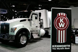 Kenworth’s first truck equipped with the Cummins Westport ISL G Near Zero emissions engine was displayed in May at ACT Expo in Long Beach, Calif. The truck resulted from a partnership between Kenworth and CalPortland and McNeilus.