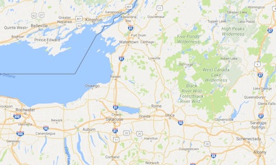 Sandy Creek, New York is about 40 miles north of Syracuse along Interstate 81.