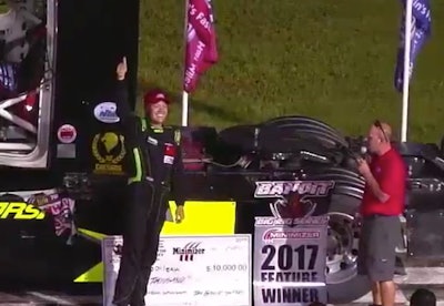 Tommy Boileau won his second consecutive Minimizer Bandit Big Rig Series race on July 28 at Madison International Speedway.