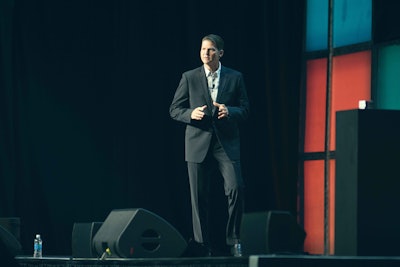 Brian McLaughlin, president of PeopleNet, at the 2017 in.sight user conference