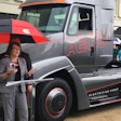 Julie Furber, Cummins’ Electrification Business Development Executive Director, unveiled the company’s electric powertrain concept truck Tuesday.