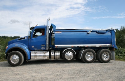 Kenworth 2018 T880S at the former site of the historic Weyerhaeuser lumber mill.
