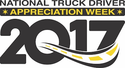 National Truck Driver Appreciation Week logo