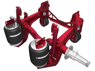 Offering a weight reduction of up to 400 pounds versus a comparable 6Ă—4, the OPTIMAAX features automated controls that sense load capacity, either lifting or lowering the axle as-needed without driver input.