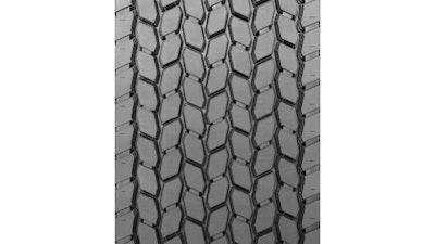 View of tire tread