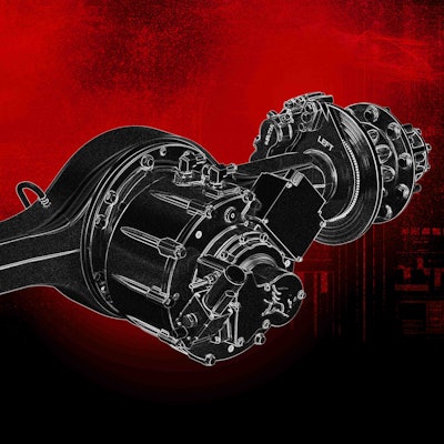 Meritor’s e-carrier can house various drivetrain configurations, including full electric, hybrid, single or tandem axles depending on application.