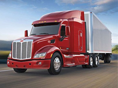 Aerodynamic tractors are bringing higher prices than comparable conventionals in the used truck market, and the Peterbilt 579 is one of the more popular aero models.