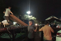 Former Western Express driver Tim McCrory said he was fired for giving away plywood to anxious Florida residents preparing for Hurricane Irma. Western Express said today that McCrory quit his job. (Photo: Tracy Dillon Drew’s Facebook page.)