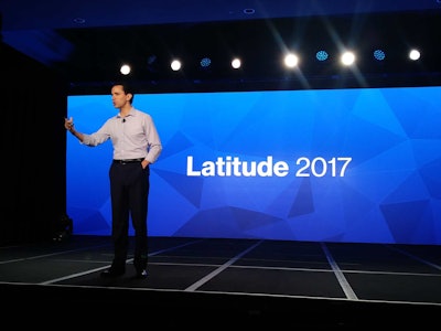 Andres Irlando, CEO of Verizon Telematics, spoke at the Telogis user conference, Oct. 24