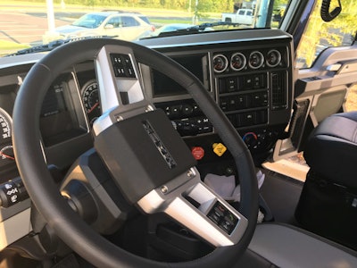 Interior of Mack Pinnacle Semi-Truck