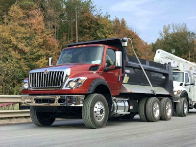 Navistar’s new International HV vocational truck replaces the WorkStar and is available in four models with 107- or 113-inch BBC and set-back and set-forward axle configurations. Features include a 12.4-liter International A26 engine option and redesigned cab interior.