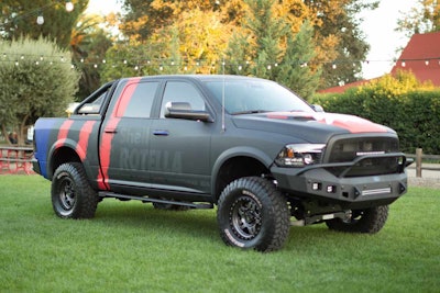 Tommy Pike Customs has designed two pickup trucks to serve as mascots for Shell Rotella’s Pickup Pride campaign.