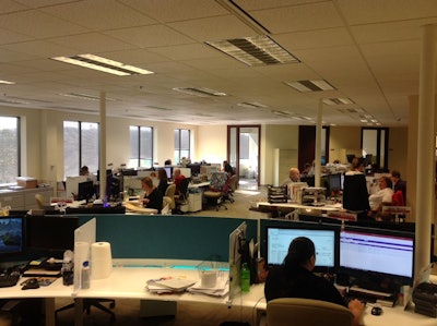 At Fleetworthy’s office in Madison, Wis., the client services team manages compliance for the assets and drivers of its customers.