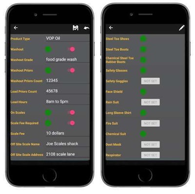 Screen on smartphone view