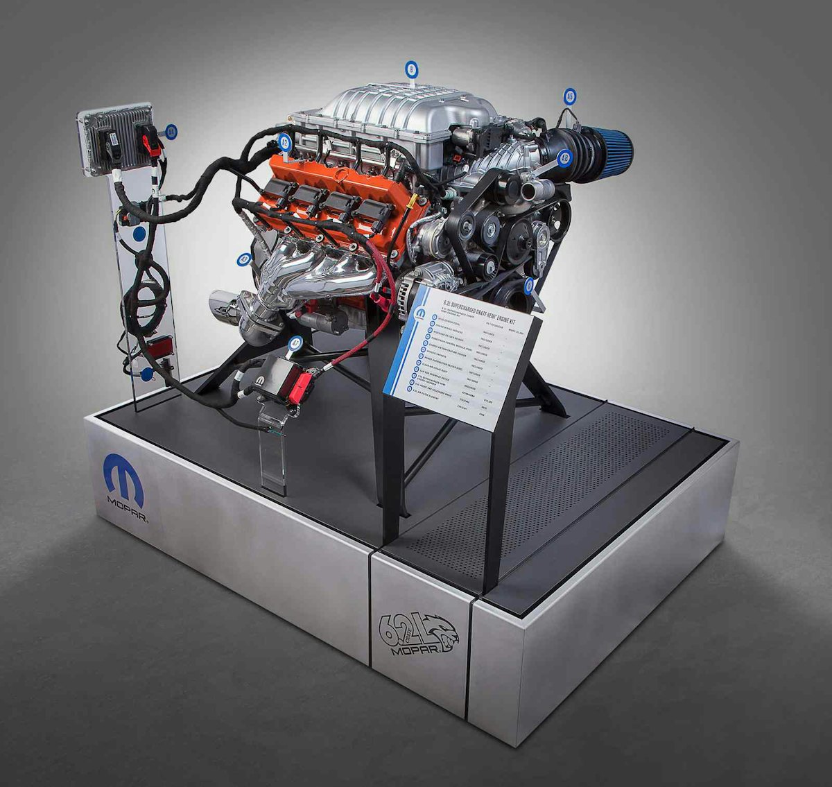 Mopar to debut 707-hp supercharged HEMI engine at SEMA