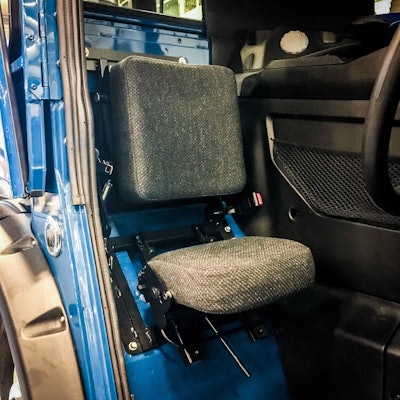 Mack’s new seat available for its LR model in 2018 was developed with Sears.