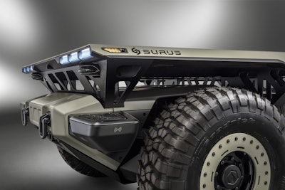 The Silent Utility Rover Universal Superstructure (SURUS) platform is a flexible fuel cell electric...