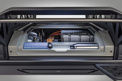 The Silent Utility Rover Universal Superstructure (SURUS) platform is a flexible fuel cell electric...