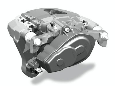 The ZF electric park brake is available for the 2018 F-150.