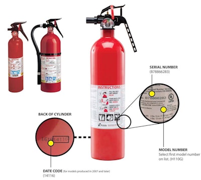 Navistar has recalled more than 10,000 International tractors equipped with the recalled Kidde fire extinguishers.