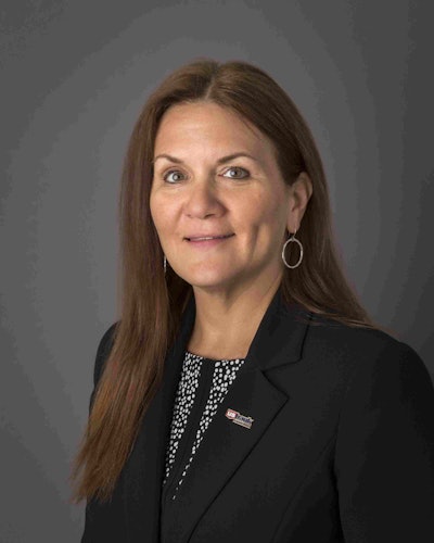 Marie LeMoine, senior vice president of U.S. Bank Voyager Network, says drivers will be able to store their permanent fuel card numbers on a mobile app and pay at the pump via their phones. The capability will likely coincide with the 2020 date for automated fuel dispensers to switch to EMV “chip” technology.