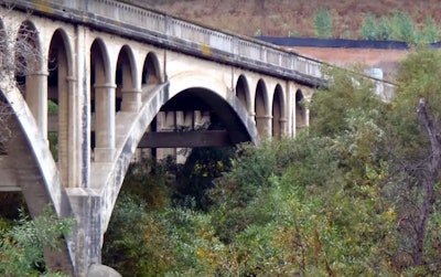 The Mission Arch design of the Bonsall Bridge attracts plenty of photographers.