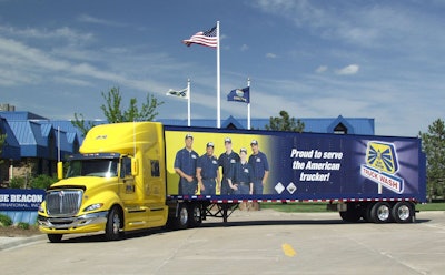 Truck Wash Graphics on Trailer
