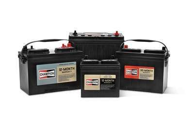 Champion Batteries (PRNewsfoto/Federal-Mogul Motorparts)