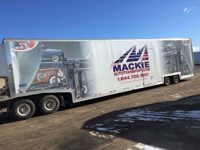 MackieAutoTransport.com Trailer Graphics