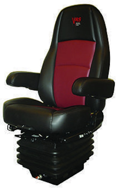 Suspension truck drivers seat