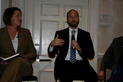 Regis Billings, an FBI agent that specializes in cybercrime, spoke during the Omnitracs Outlook user conference.