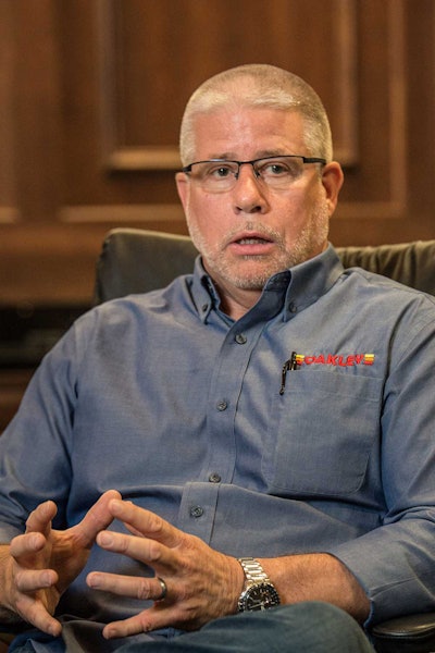 Kelly McDowell, Oakley’s director of safety and compliance, describes the SmartDrive platform as “one package to measure safety.” Photo by Steven Diaz, courtesy of SmartDrive