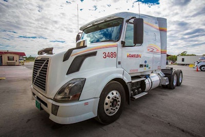 Oakley Transport is installing the SR4 platform from SmartDrive to have a single source of driver safety data. Photo by Steven Diaz, courtesy of SmartDrive.