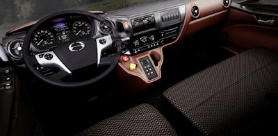 Hino XL interior.