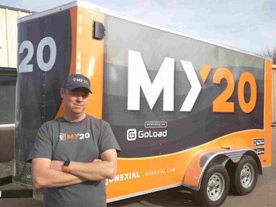 Ken Evans, CEO of Konexial, says its My20 app updates a dynamic GoLoad freight matching platform to send relevant opportunities directly to a driver’s smartphone.