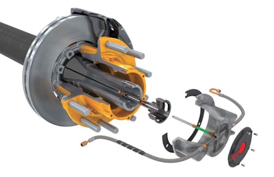 SAF Holland’s Tire Pilot Plus tire inflation system is custom engineered for the North American market for the company’s CBX and UL series suspension systems.