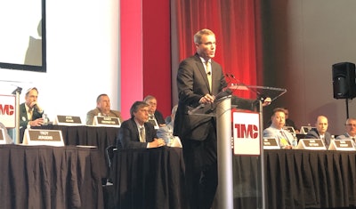 ATA president and CEO Chris Spear said the organization is advocating for a graduated program to allow carriers to hire drivers between 18 and 21 years old as truck drivers.